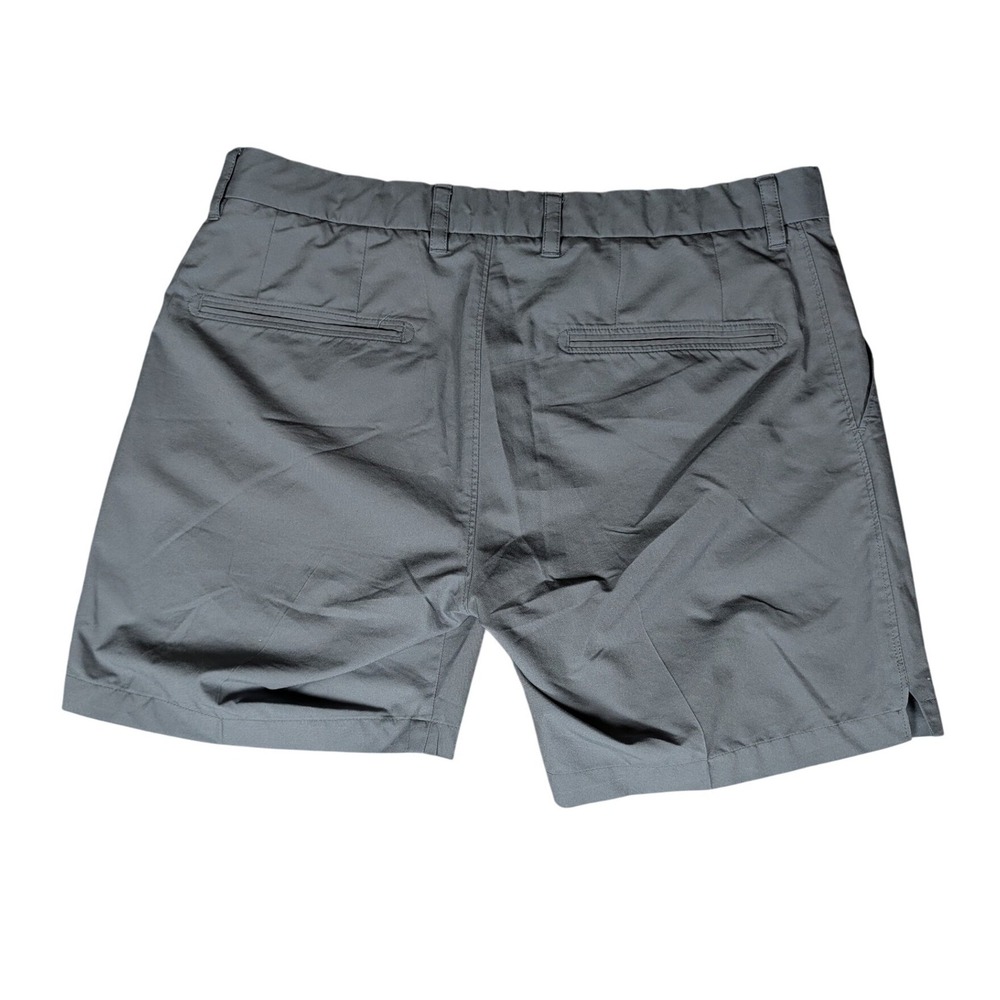 J Lindeberg Mens Gray Golf Performance Shorts Flat Front Casual Chino Size 34